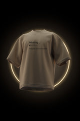 Adulting Review - Premium Oversized French Terry Cotton T-shirt