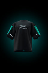 Aston Martin - F1 Racing - Premium French Terry Cotton Oversized T-shirt