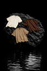 Nudes - Pack of 3 - Premium French Terry Cotton Oversized T-shirts