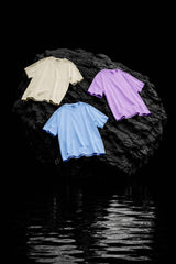 Retro Pop - Pack of 3 - Premium French Terry Cotton Oversized T-shirts