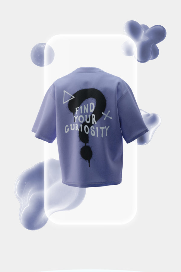 Curiosity - Premium French Terry Cotton Oversized T-shirt (Copy)