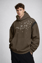 Falling In Place - Oversized Hoodie - Premium Organic Cotton Fleece