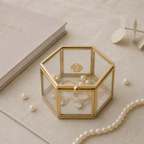 Women's Luxury Gift Box | Glass Jewelry Box & Scented Candle