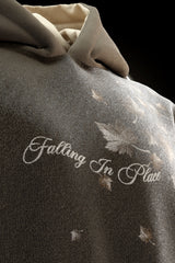Falling In Place - Oversized Hoodie - Premium Organic Cotton Fleece