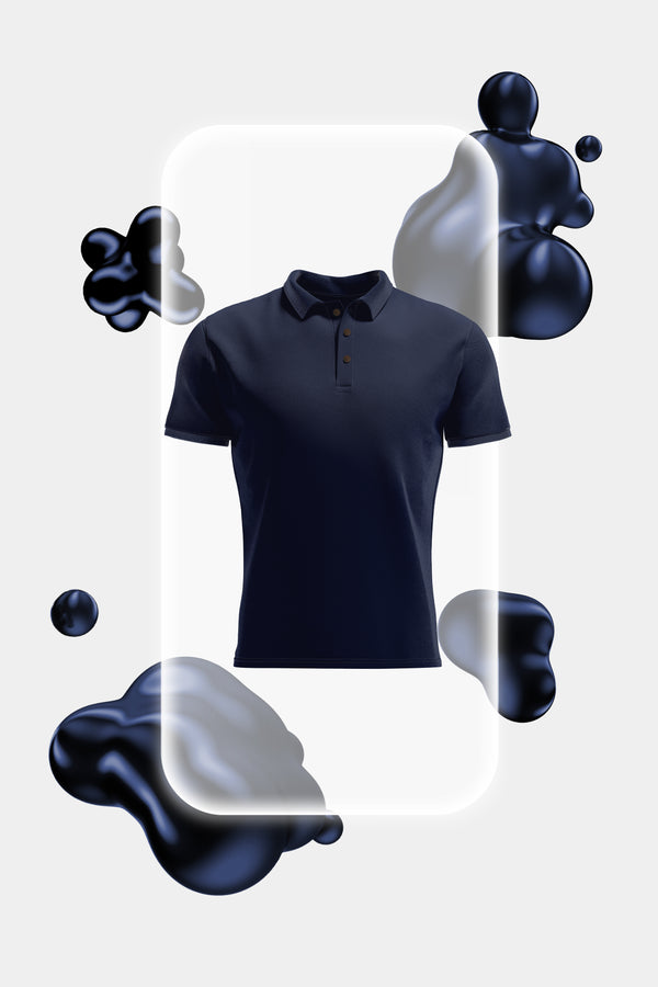 Indigo - Premium Organic Marcella Cotton Polo Shirt