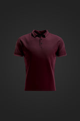 Merlot - Premium Organic Marcella Cotton Polo Shirt