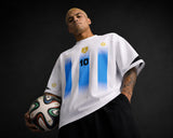 FIFA World Cup 2026 - Messi Jersey - Premium French Terry Cotton Oversized T-shirt