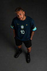 FIFA World Cup 2026 - Neymar Jersey - Premium French Terry Cotton Oversized T-shirt