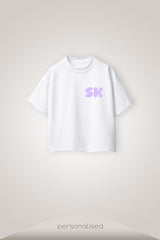 Kids Initials Personalised T-shirt - Kids Premium Organic Cotton T-shirt
