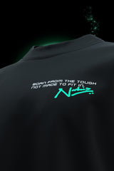 Tough Born -  Premium Oversized French Terry Cotton T-shirt