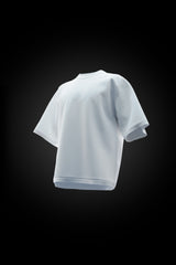 Premium Oversized French Terry Cotton T-shirt - White