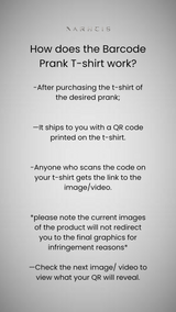 I don't Care - The Barcode Prank T-shirt -  Premium Oversized Cotton T-shirt