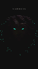 The Lion - Luminescent Hoodie - Premium Oversized Organic Cotton Fleece