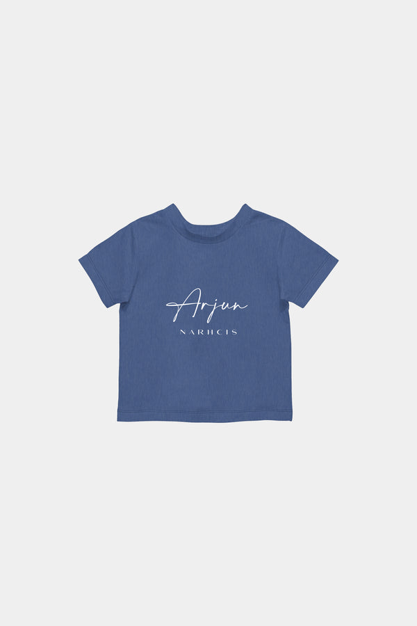 Personalise - Kids Premium Organic Cotton T-shirt - Blue