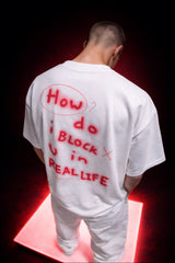 Blocked -  Premium Oversized French Terry Cotton T-shirt