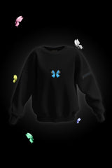 Butterfly Energy - Women Oversized Premium Organic Cotton Sweatshirt