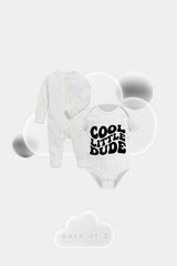 Cool Little Dude Rompers - Pack of 2