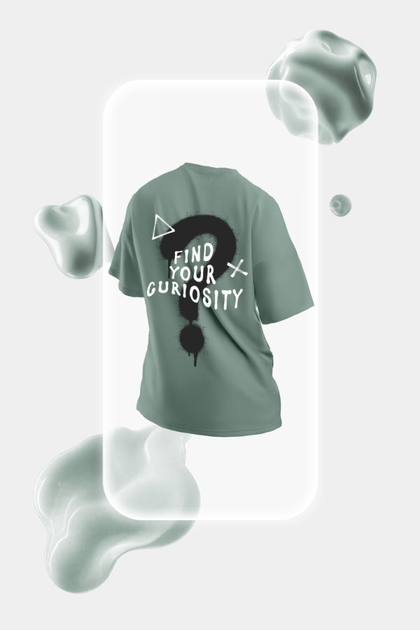 Curiosity - Premium Organic Cotton Oversized T-shirt - Lite