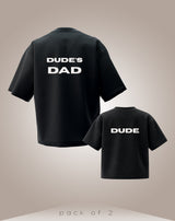 Dudes - Premium Organic Cotton T-shirts - Pack of 2
