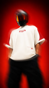 Ferrari 16 - F1 Racing - Premium French Terry Cotton Oversized T-shirt