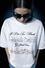 Go Find Less - Premium Organic Cotton Oversized T-shirt