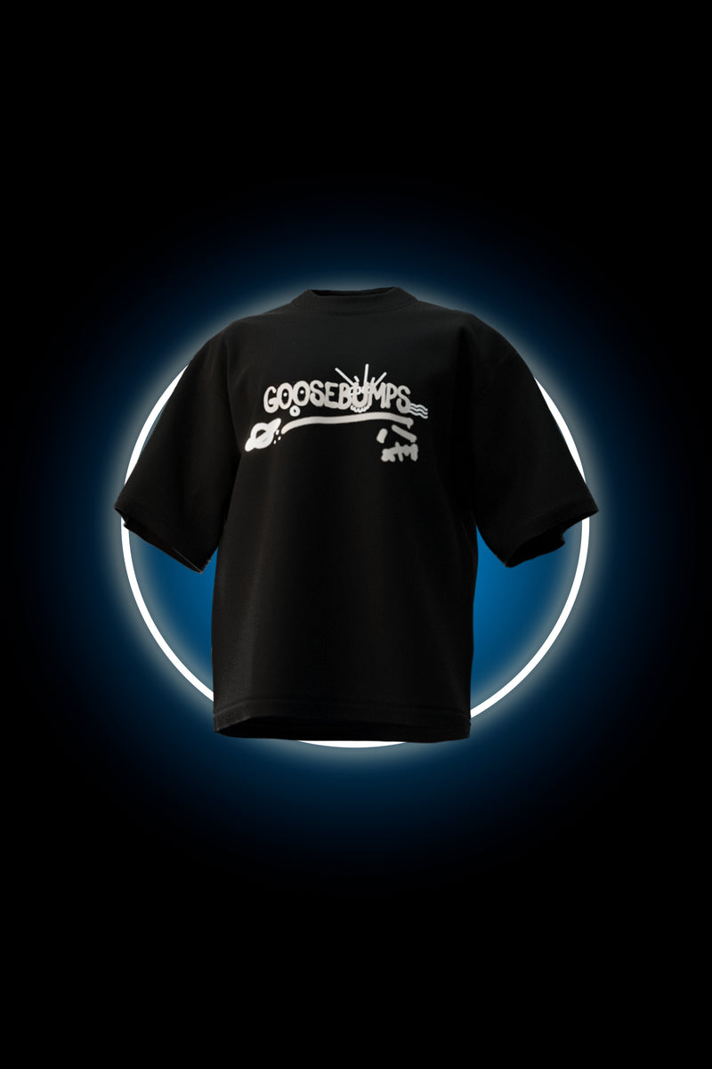 Goosebumps -  Premium Oversized French Terry Cotton T-shirt - Travis Scott Merch