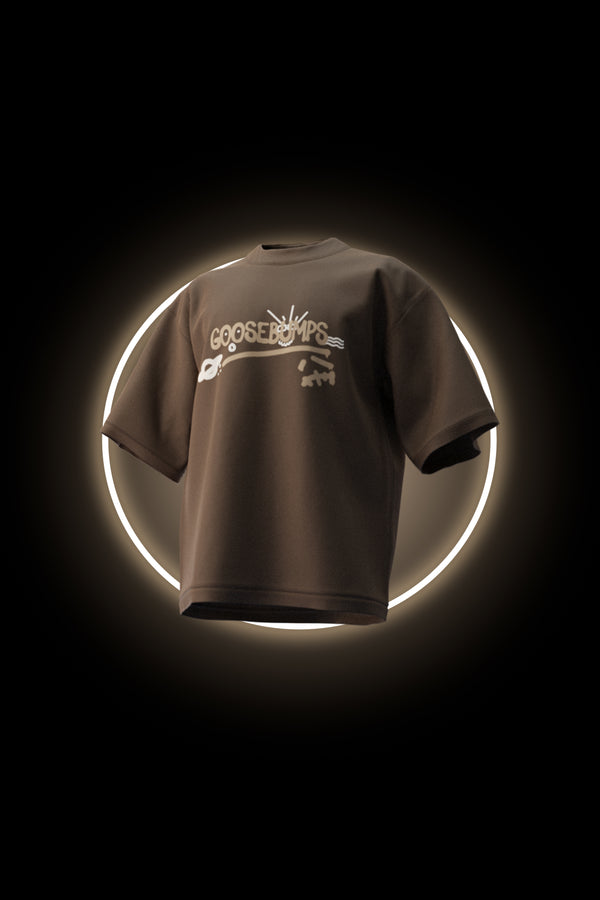 Goosebumps -  Premium Oversized French Terry Cotton T-shirt - Travis Scott Merch