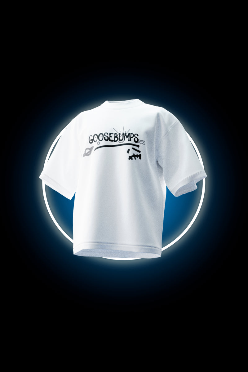 Goosebumps -  Premium Oversized French Terry Cotton T-shirt - Travis Scott Merch