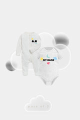 Personalised Puff Rompers - Pack of 2