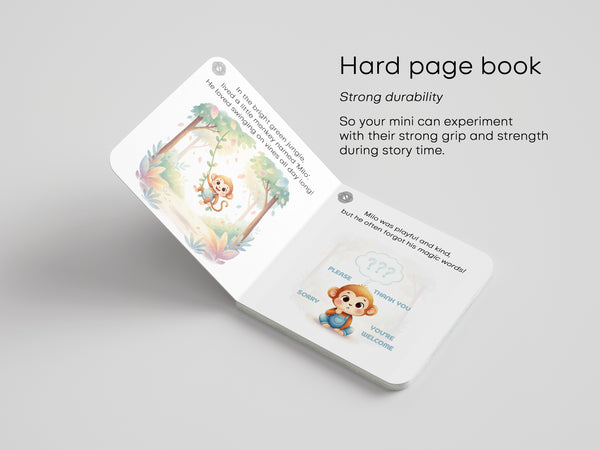 Personalised - The Manners Story Book - Milo The Monkey - Children's Book