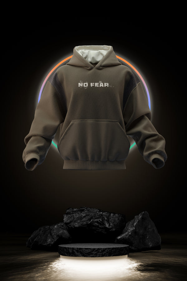No Fear - IAF Tribute - Oversized Hoodie - Premium Organic Cotton Fleece