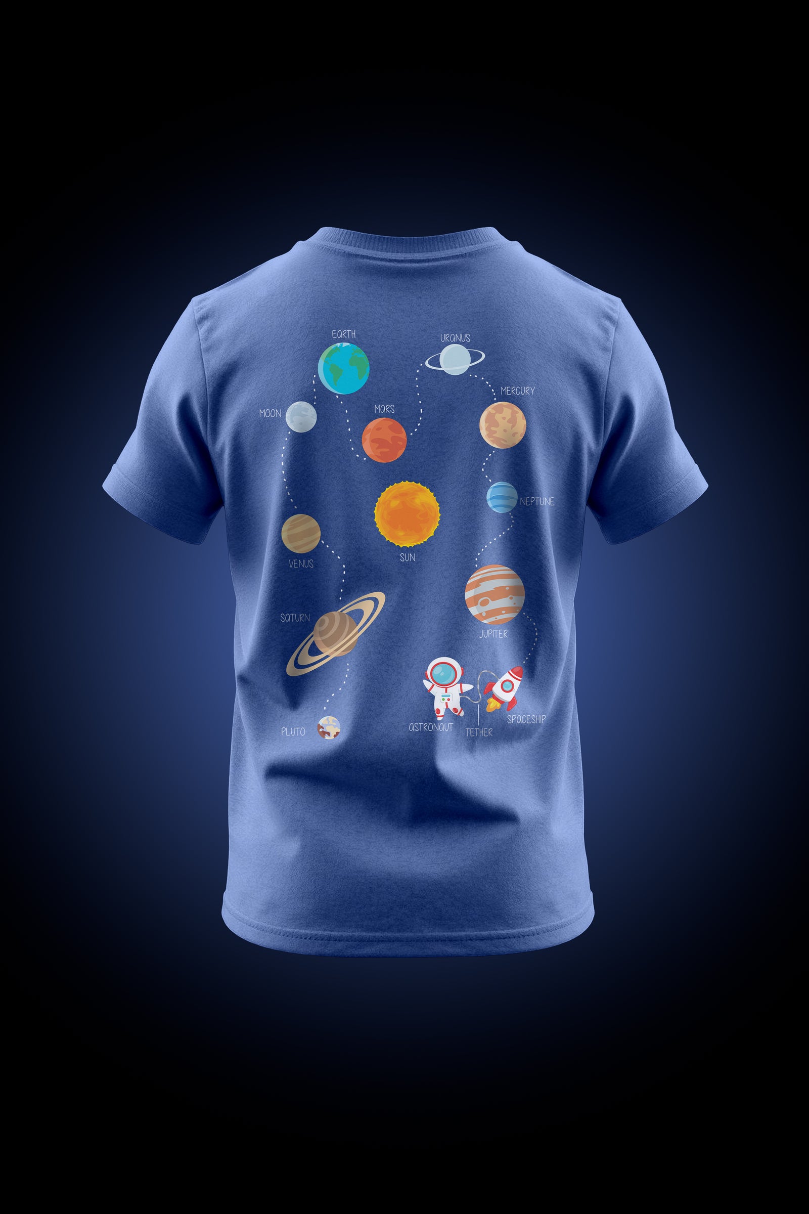 Space Explorer - Premium Organic Cotton T-shirt - Horizontal