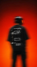 Porsche 911 GT3 RS - F1 Racing - Premium French Terry Cotton Oversized T-shirt