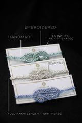 Infinity Handmade Embroidered Rakhi