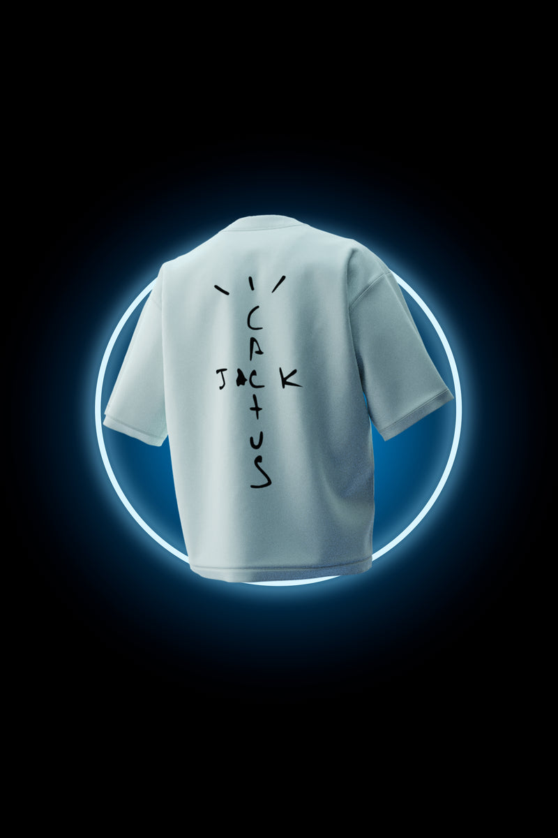 Utopia -  Premium Oversized French Terry Cotton T-shirt - Travis Scott Merch