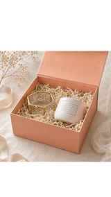Women's Luxury Gift Box | Glass Jewelry Box & Scented Candle