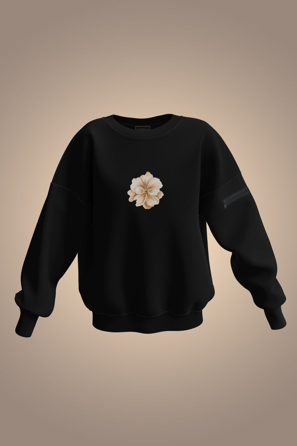 Blooming - Women Oversized Premium Organic Cotton Sweatshirt