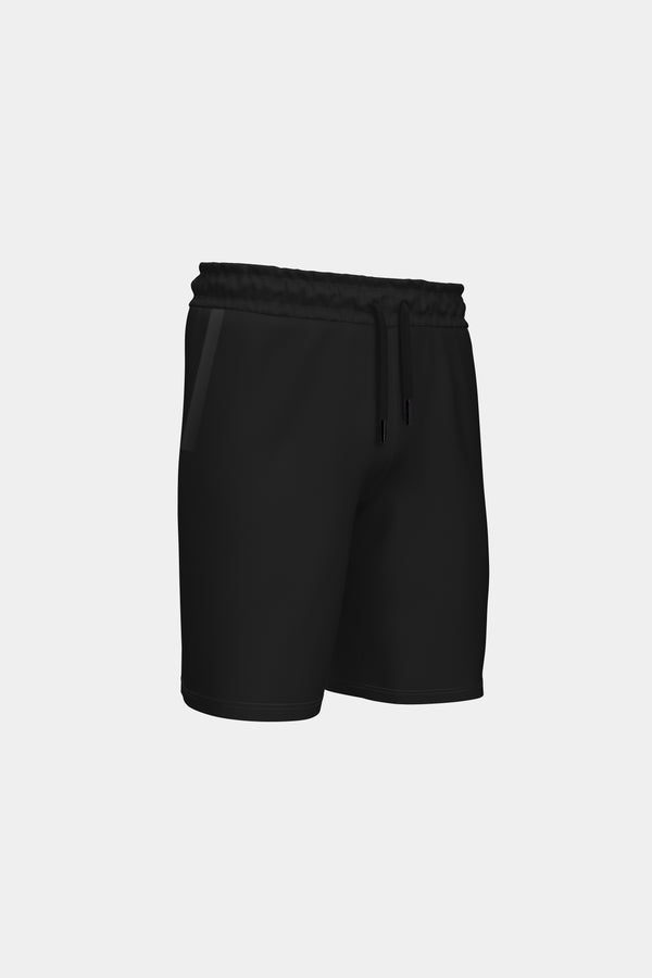 Men Premium Organic Cotton French Terry Shorts - Black