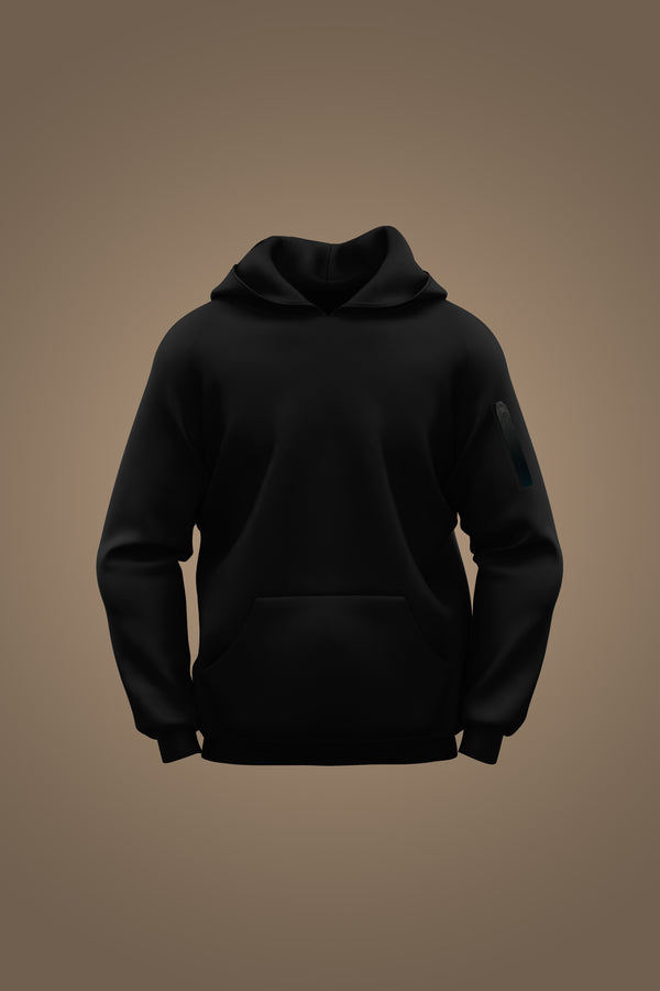 Premium French Terry Hoodie - Lite - Obsidian